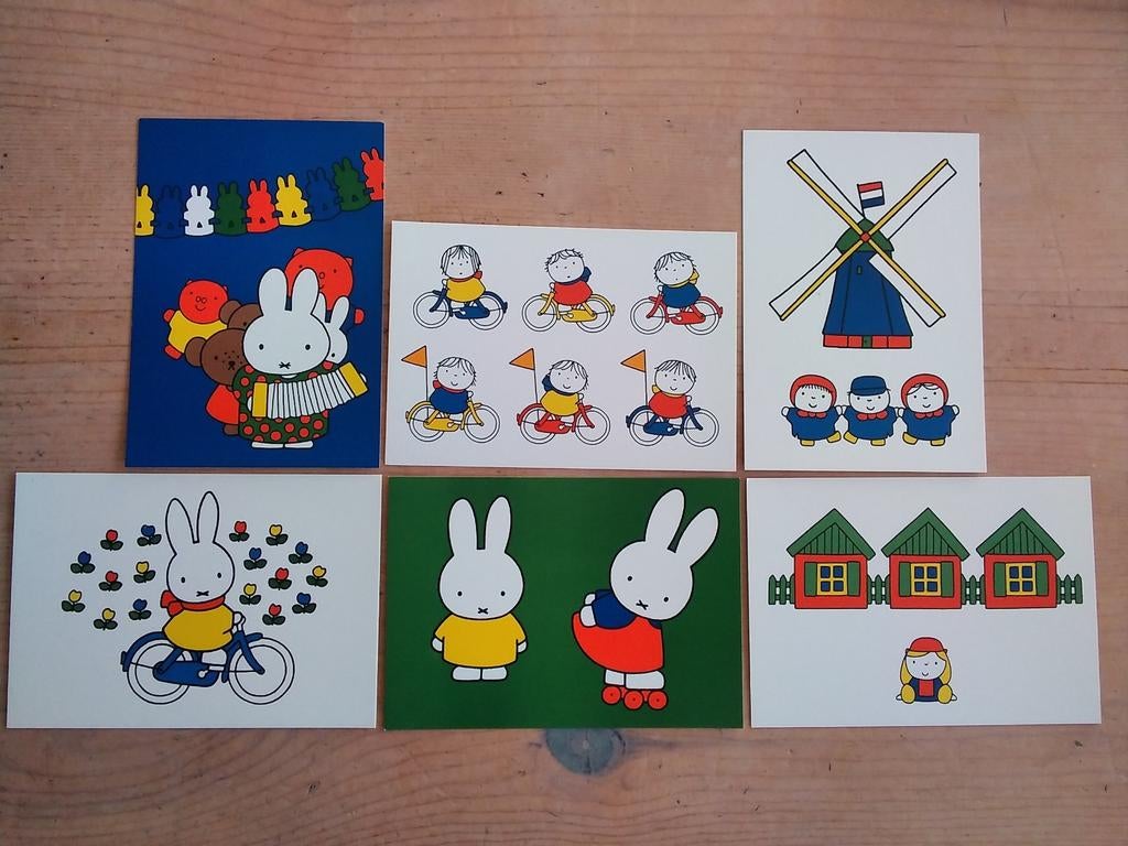 Ansichtkaarten Nijntje Kinderpostzegels 1994, Verzenden, 1980 tot heden, Overige thema's