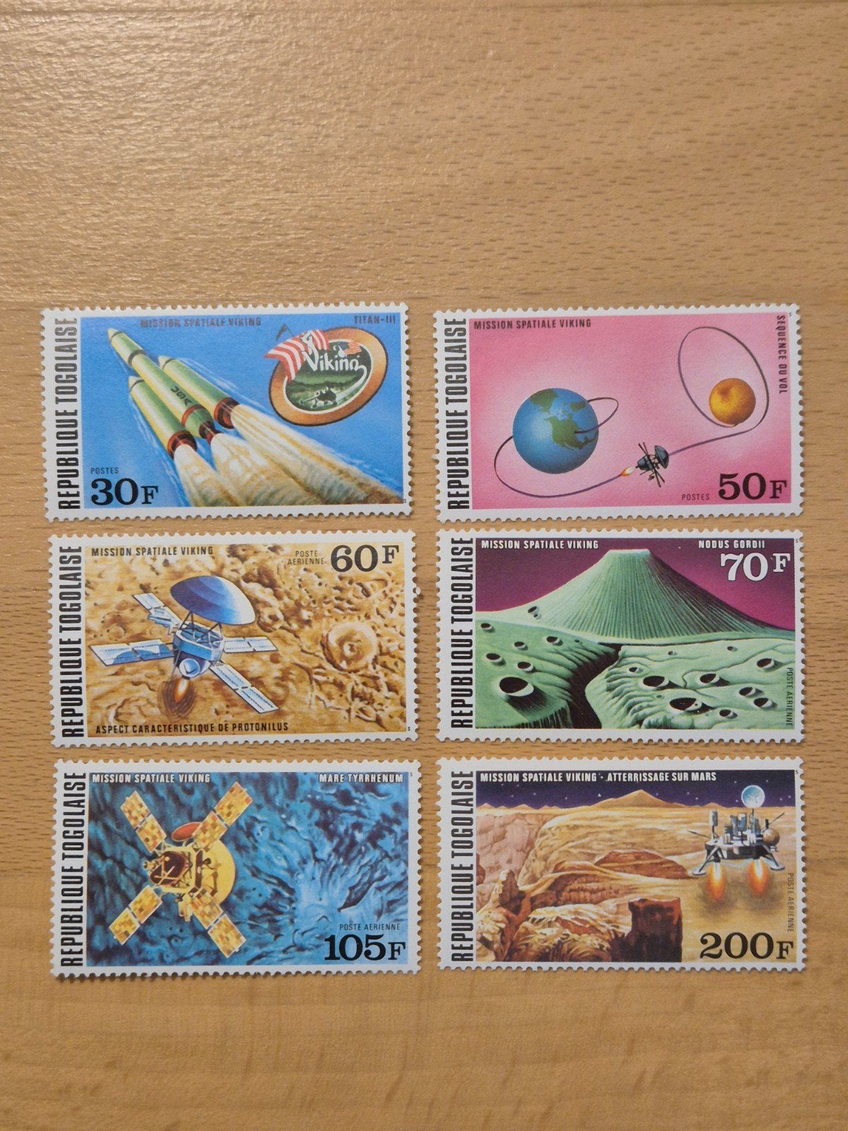 Togo 1976 ruimtevaart, Postzegels en Munten, Ophalen of Verzenden, Overige landen, Postfris