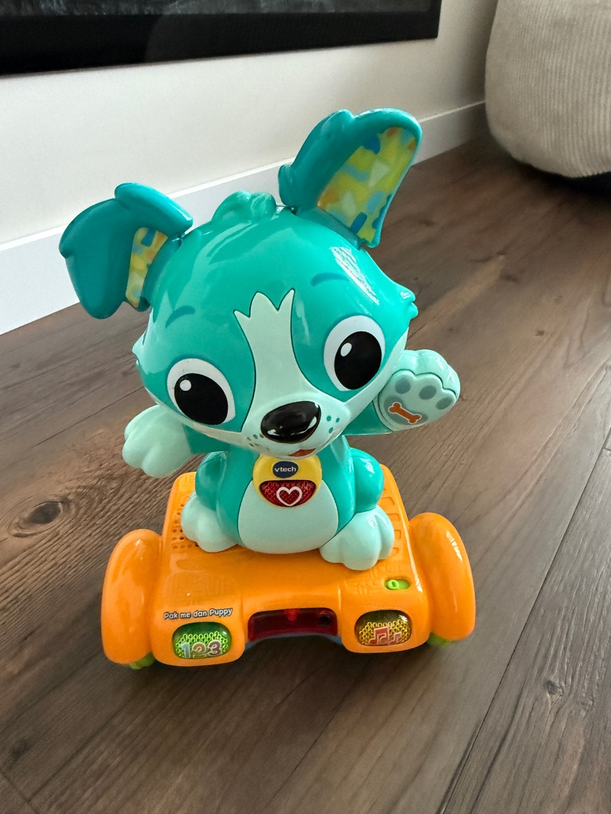Pak me dan puppy Vtech, Ophalen, Zo goed als nieuw, 6 maanden tot 2 jaar