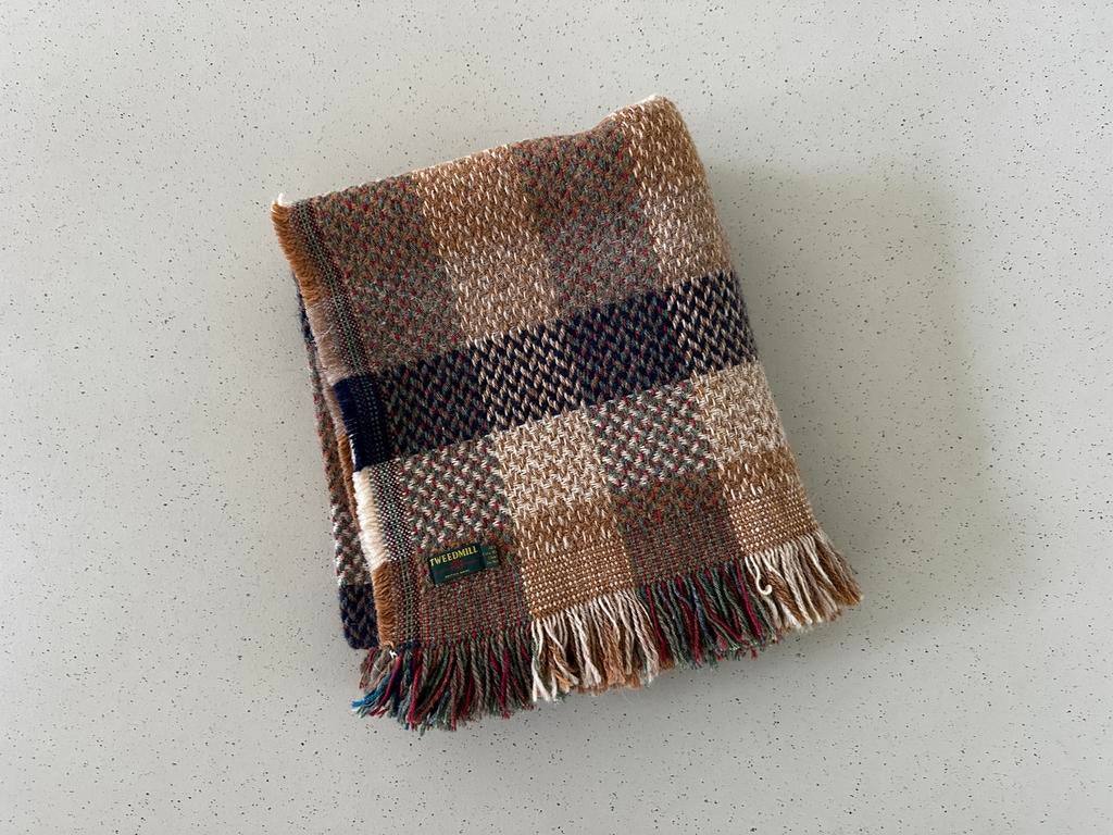 Tweedmill Textiles England wollen geweven plaid - sprei, Ophalen of Verzenden, Zo goed als nieuw