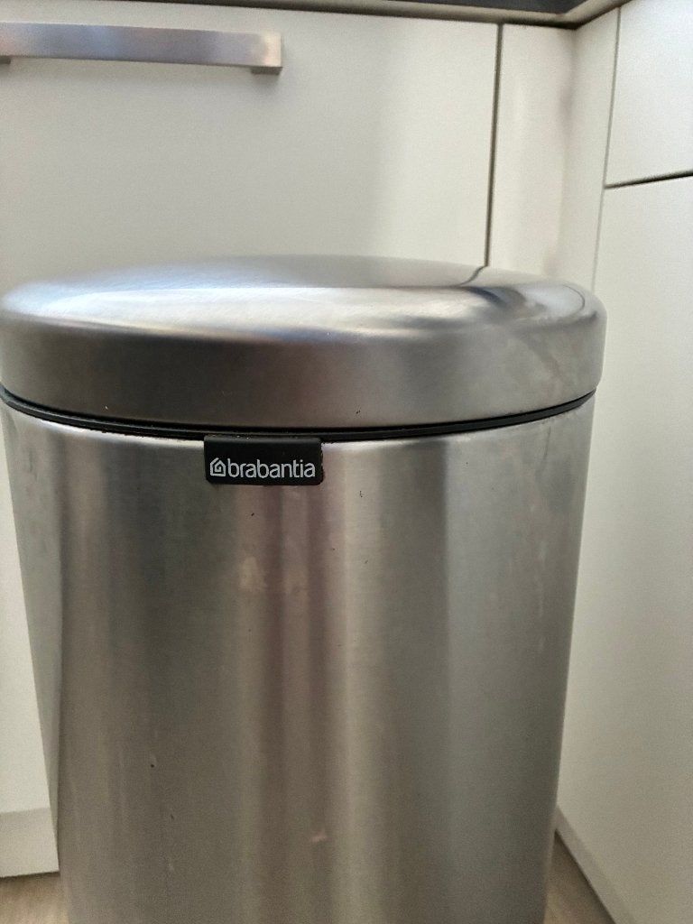 Brabantia Pedaalemmer RVS 30L - Ø30cm H68cm, Ophalen, 50 – 75, Met pedaal, Rvs