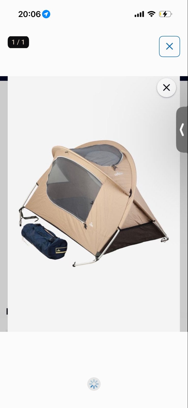 Compacte 1-persoons kinder tent met draagtas, Ophalen of Verzenden, Gebruikt, Tot en met 2