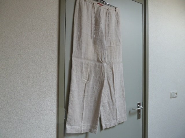 Rok lang, linnen coton beige maat 40-42, Maat 38/40 (M), Verzenden, Beige, Zo goed als nieuw
