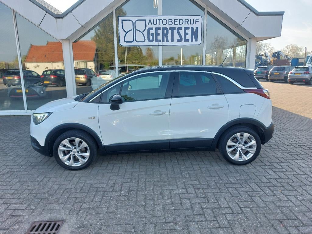 Opel Crossland X 1.2 Turbo 110pk 2019 Wit, Auto's, Voorwielaandrijving, 1199 cc, Wit, Bedrijf