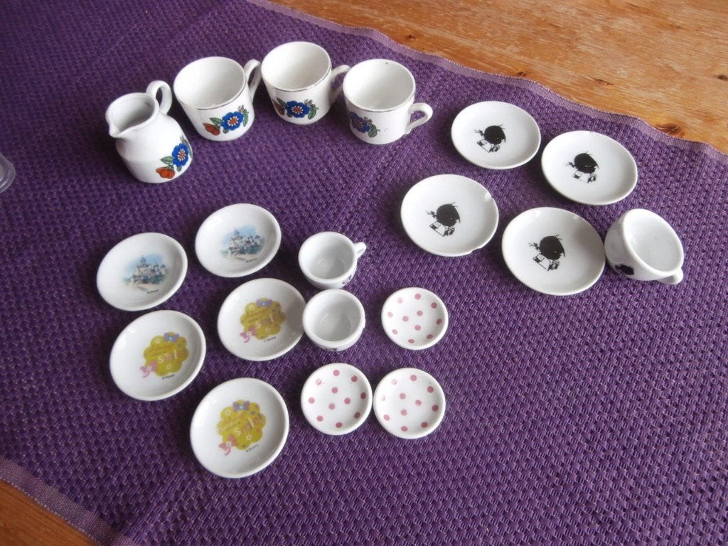 servies pop Jip en Janneke Minnie Mouse Disney theeservies, Ophalen of Verzenden, Gebruikt, Overige typen