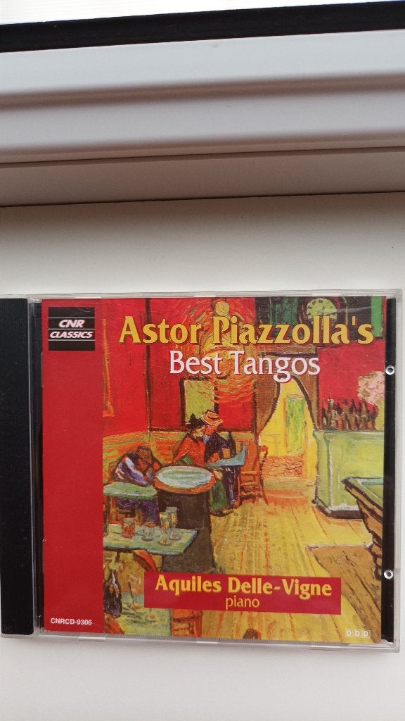 Astor Piazzolla - Best Tango's -piano: Aquiles Delle-Vigne, Ophalen of Verzenden, Tango, Zo goed als nieuw