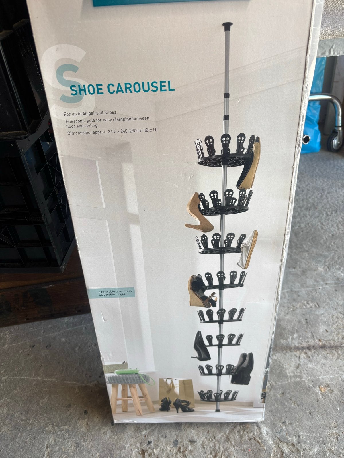 Schoenen carrousel - Ruimtebesparend en overzichtelijk, Ophalen of Verzenden, Nieuw