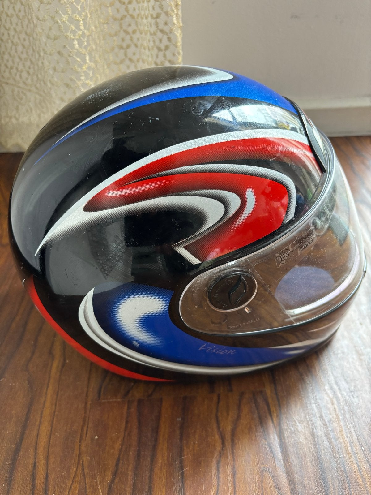 Driver Integraalhelm - Maat L (59) - Zwart/Rood/Blauw, Overige merken, Heren, Ophalen of Verzenden, Integraalhelm