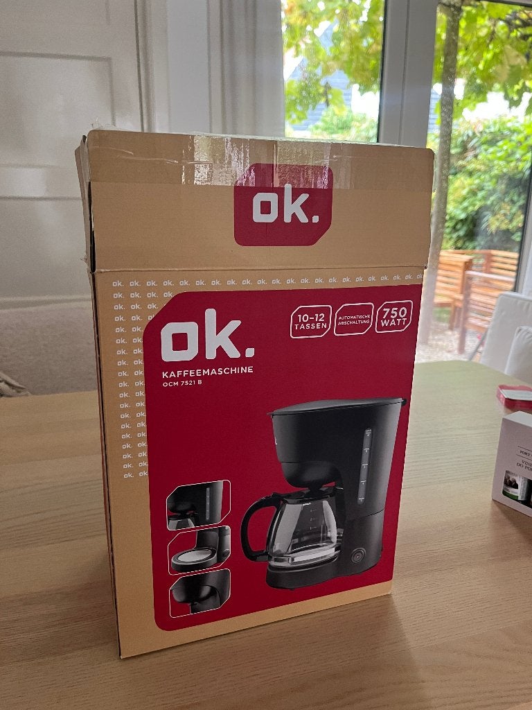 Koffiezetapparaat met doos, Ophalen, Gebruikt, 10 kopjes of meer, Koffiemachine