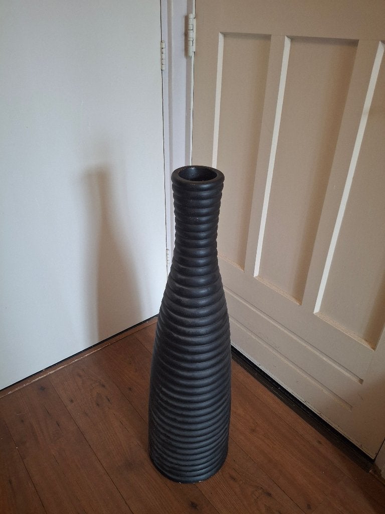 Ikea Vaas Havtum, Ophalen, Zwart, Steen/keramiek, 90 cm