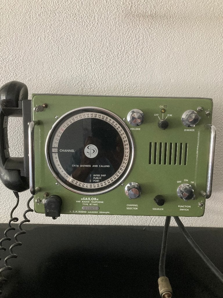 Vintage Sailor VHF Radio Telefoon RT144C, Ophalen, Gebruikt, Radio