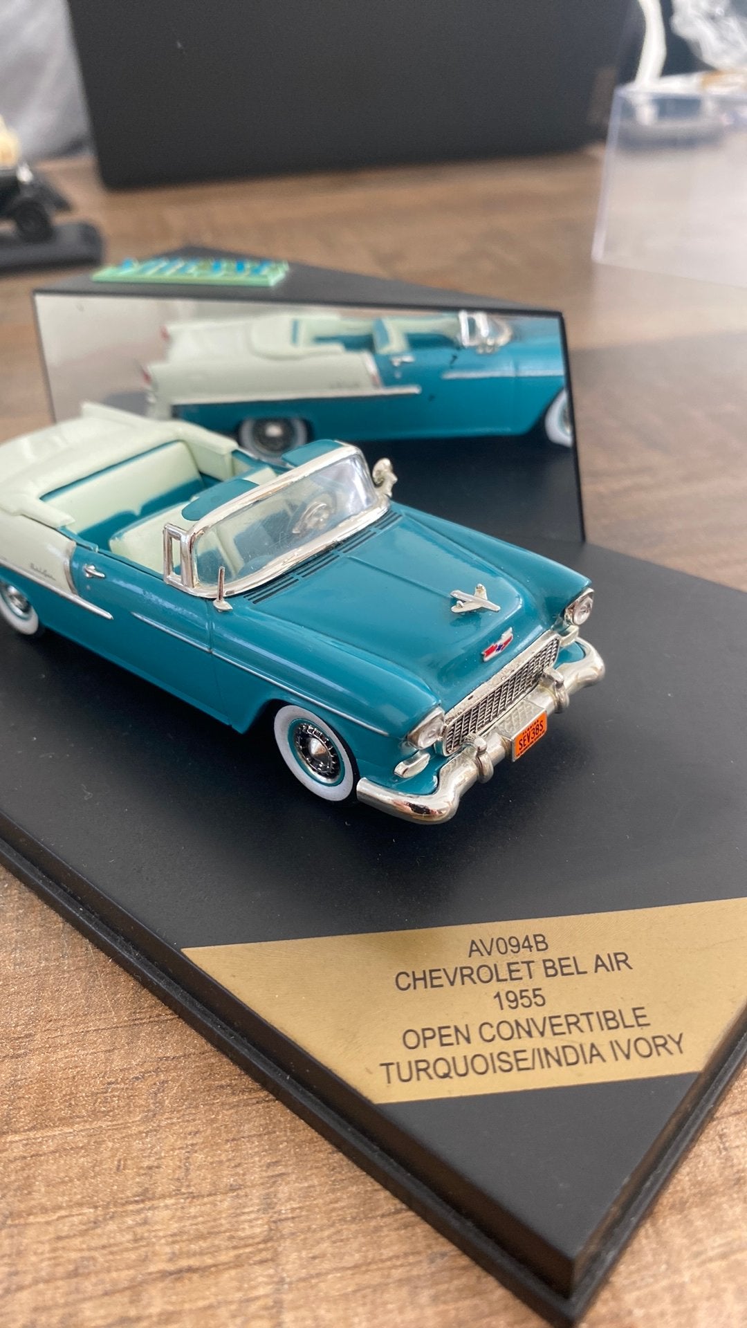 Chevrolet Bel Air 1955 1:43, Ophalen of Verzenden, Zo goed als nieuw, Auto, Overige merken