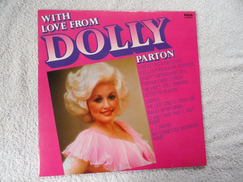 with love from DOLLY PARTON, LP, Zo goed als nieuw, Originele persing, 12 inch