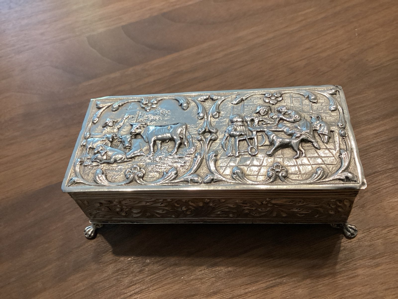 Zilveren Lepeldoos Oud-Hollandsche Stijl G. Reijnen 1921, Antiek en Kunst, Antiek | Goud en Zilver, Ophalen of Verzenden, Zilver