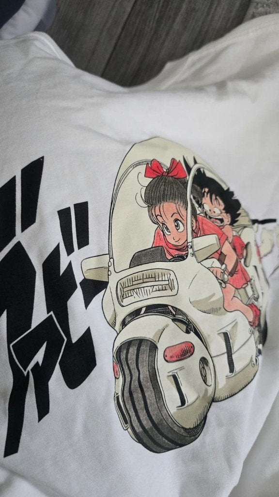 Uniqlo UT Dragon Ball Shirt - Son Goku Boy Arc - Maat XL, Uniqlo, Wit, Maat 56/58 (XL), Ophalen of Verzenden