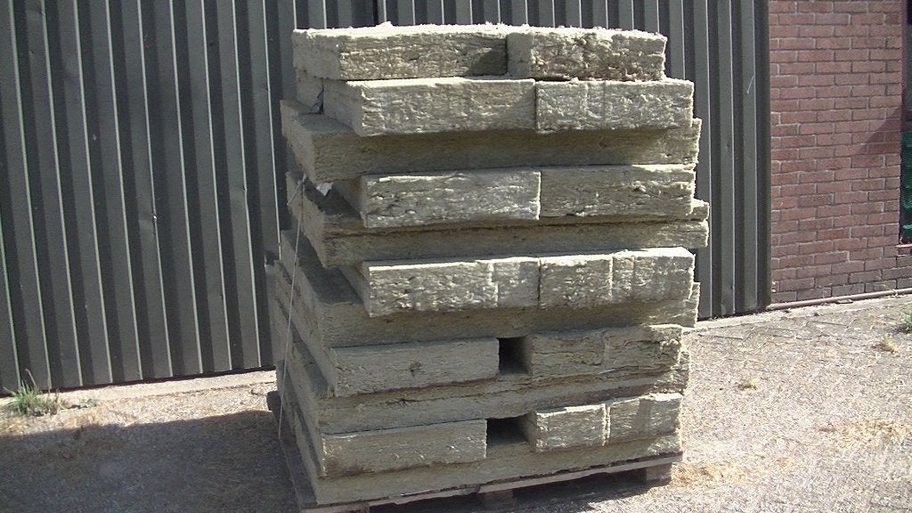 💥Glas steenwol / rockwool isolatie [ 100 x 60 x 4 cm. ]💥, Ophalen, 4 tot 8 cm, Gebruikt, Steenwol