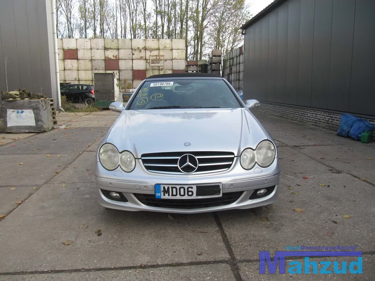 2006 MERCEDES CLK C209 plaatwerk carrosserie scherm dak dorp, Gebruikt, Mercedes-Benz AG, Mercedes-Benz, Ophalen of Verzenden