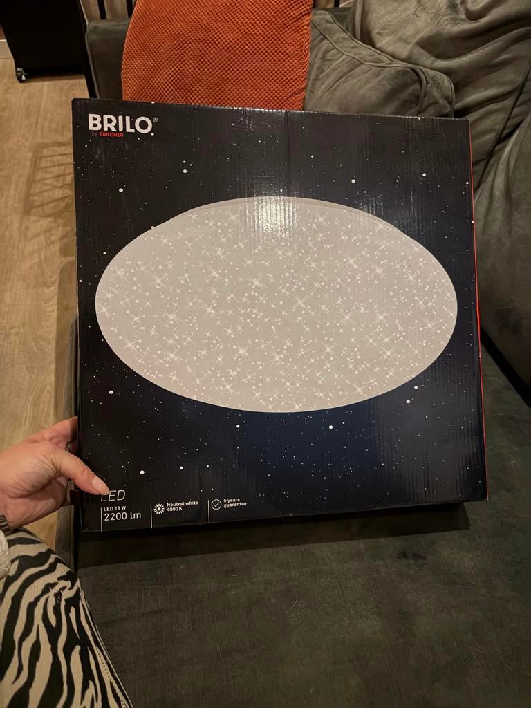 Brilo LED Plafondlamp 18W, 4000K, 2200lm - Nieuw, Ophalen, Nieuw