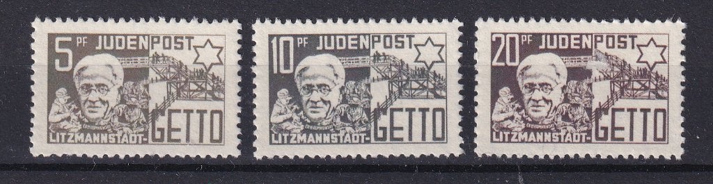 X194) Litzmannstadt Ghettopost3x MNH geen garantie, Ophalen of Verzenden, Duitse Keizerrijk, Postfris