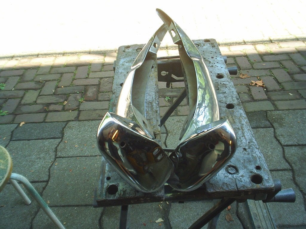 Jaguar e type series 1  4.2L. bumper sets US.spec., Ophalen, Gebruikt, Jaguar, Bumper