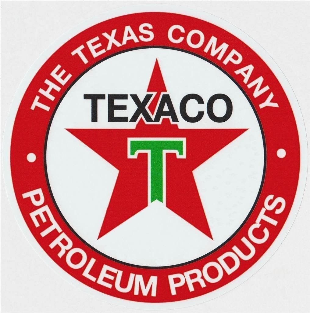 Texaco Petroleum Products sticker #1, Verzenden