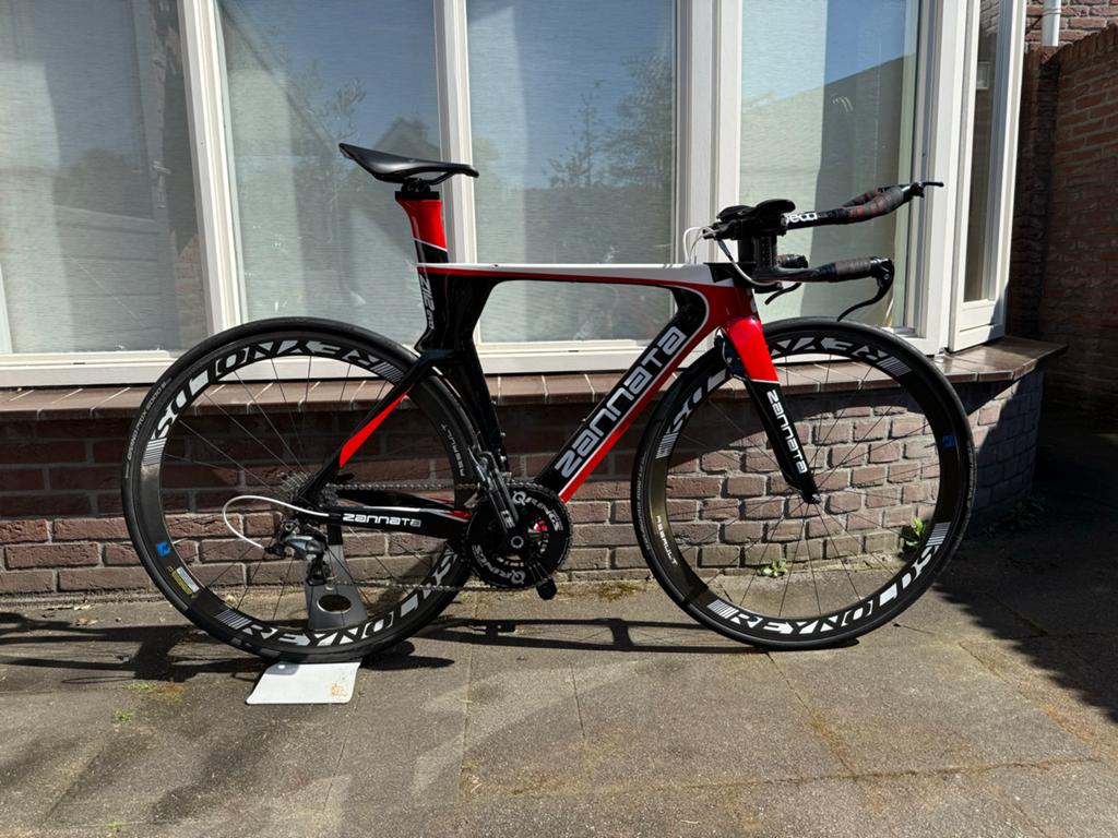 Zannata TT fiets Ultegra 11 speed, Reynolds carbon wielen, 28 inch, Carbon, Zo goed als nieuw, Meer dan 20 versnellingen