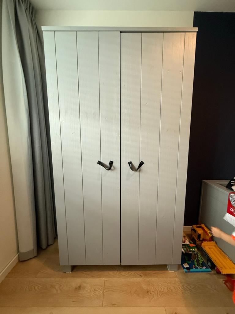 Woood Kledingkast Dennis, Huis en Inrichting, Kasten | Kledingkasten, Ophalen, Gebruikt, 50 tot 100 cm, 150 tot 200 cm