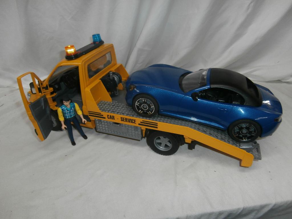 Bruder auto transsport, Ophalen, Zo goed als nieuw