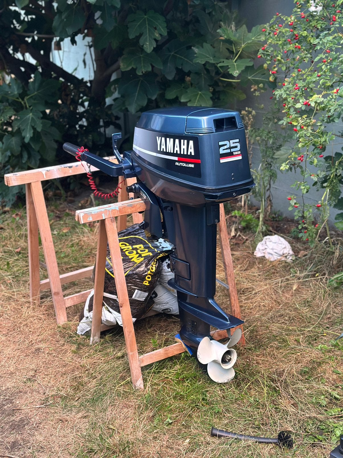 Yamaha 25pk autolube, Watersport en Boten, Ophalen of Verzenden, Zo goed als nieuw, Motor en Techniek