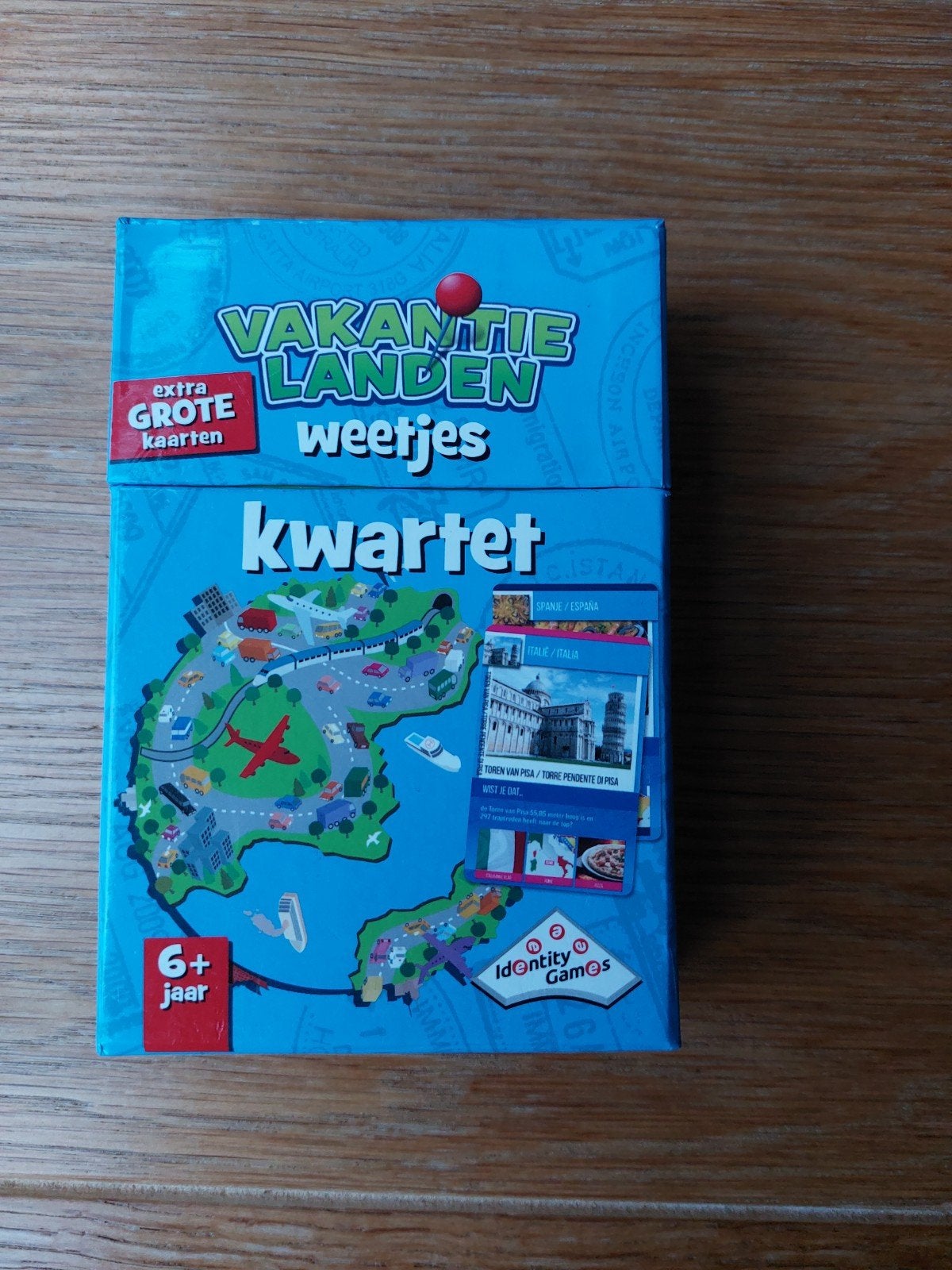 Vakantie Landen Weetjes Kwartet - Educatief Kaartspel, Ophalen of Verzenden, Zo goed als nieuw