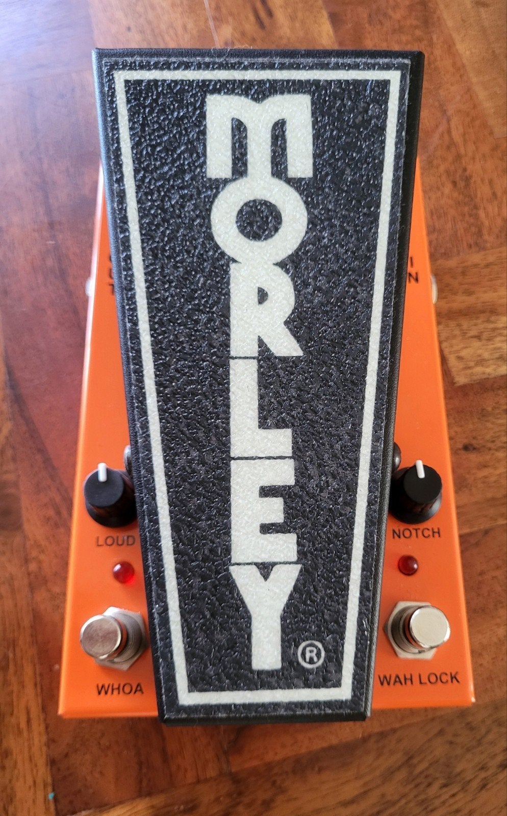 Morley 20/20 Wah Lock (Glow in the dark logo), Ophalen of Verzenden, Zo goed als nieuw, Wah Wah