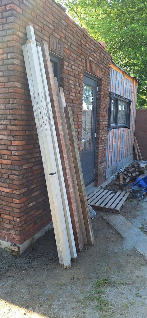 10 houten metselprofielen en 5 aluminium metselprofielen, Doe-het-zelf en Verbouw, Ophalen