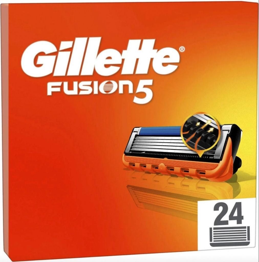 Gillette Fusion5 Scheermesjes 24 Stuks, Ophalen, Nieuw, Gehele gezicht