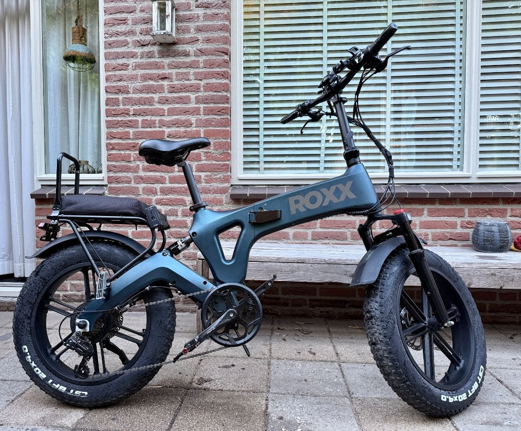 ROXX DLX FATBIKE (elektrische fiets e-bike opvouwbaar), Zo goed als nieuw, 59 cm of meer, 50 km per accu of meer, Ophalen