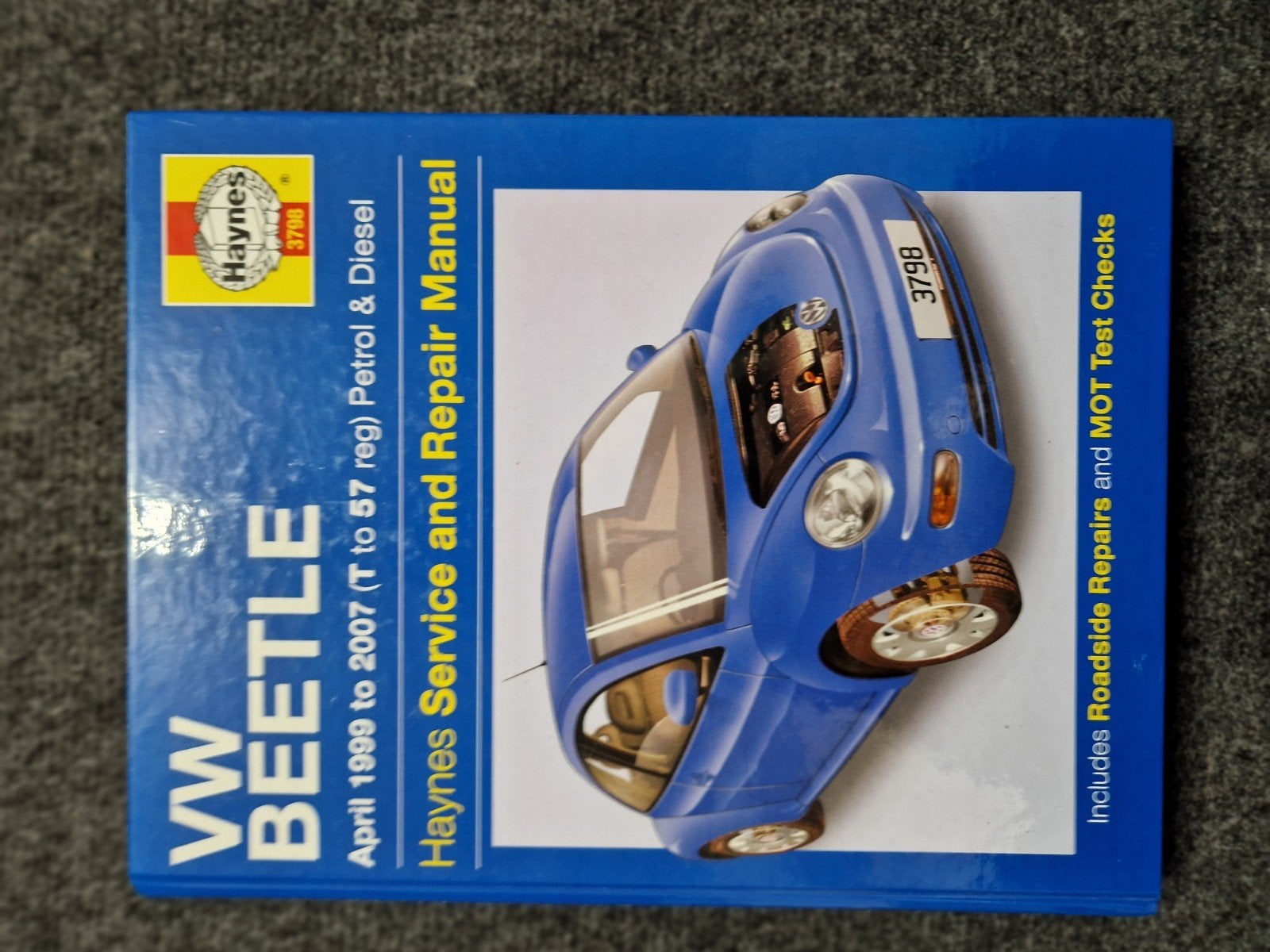 VW Beetle Haynes Werkplaatshandboek (1999-2007), Ophalen of Verzenden, Gelezen, Volkswagen, Haynes