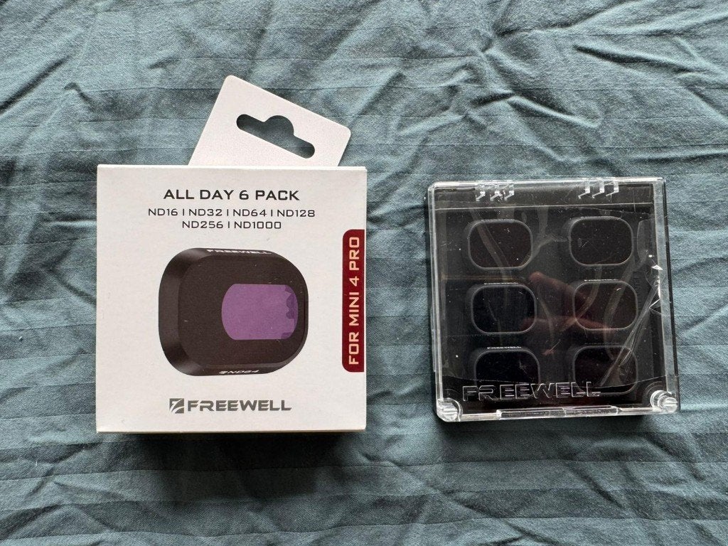 Freewell All Day 6-pack ND filters voor DJI Mini 4 drone, Overige merken, Polarisatiefilter, Minder dan 50 mm, Nieuw