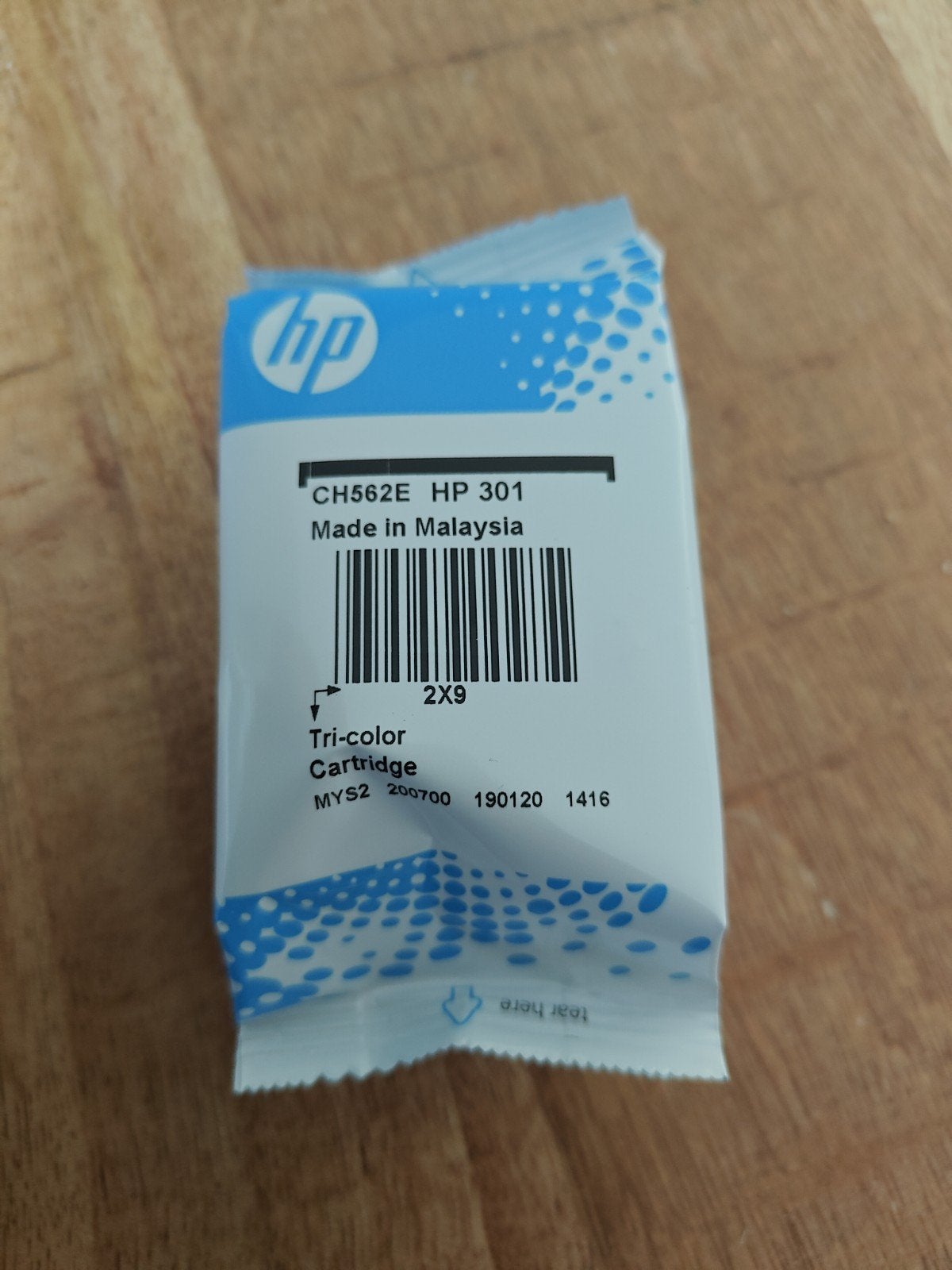 HP 301 Inktcartridges - Driekleurig (geen zwart), Ophalen, Nieuw, Cartridge, HP