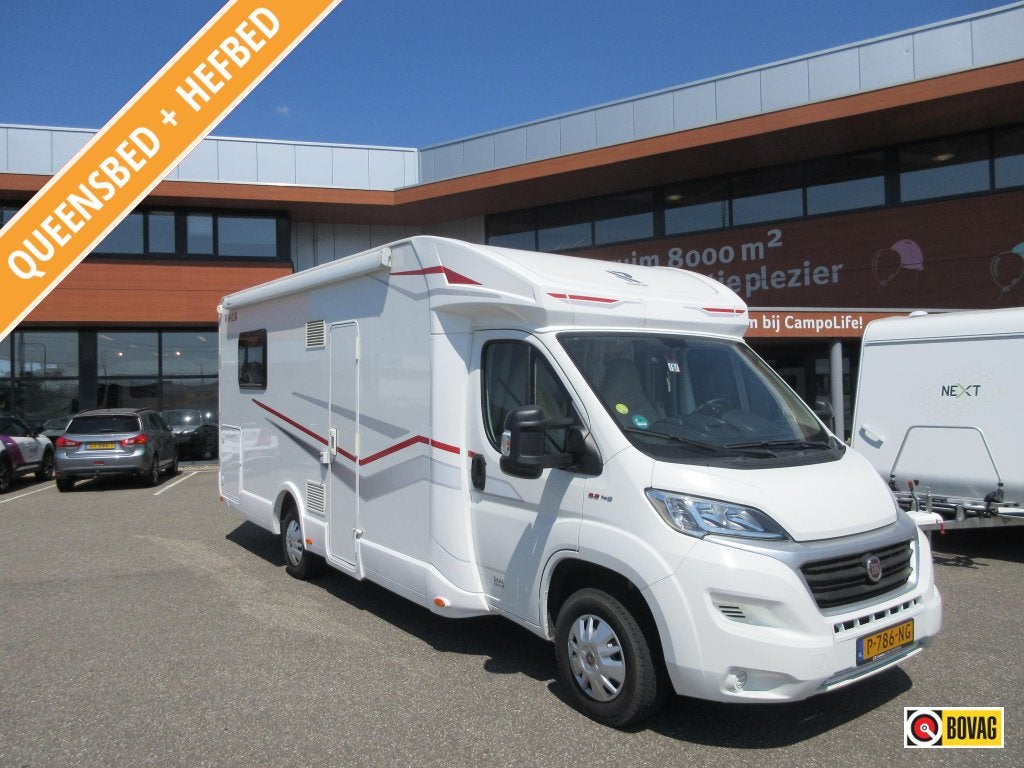 Rimor Seal 66 PLUS Face to Face en Queensbed, Caravans en Kamperen, Campers, Fiat, ABS, Hordeur, Half-integraal