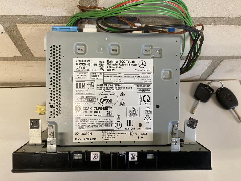 Gebruikte Mercedes Multimedia Radio met Bluetooth, Ophalen of Verzenden, Gebruikt