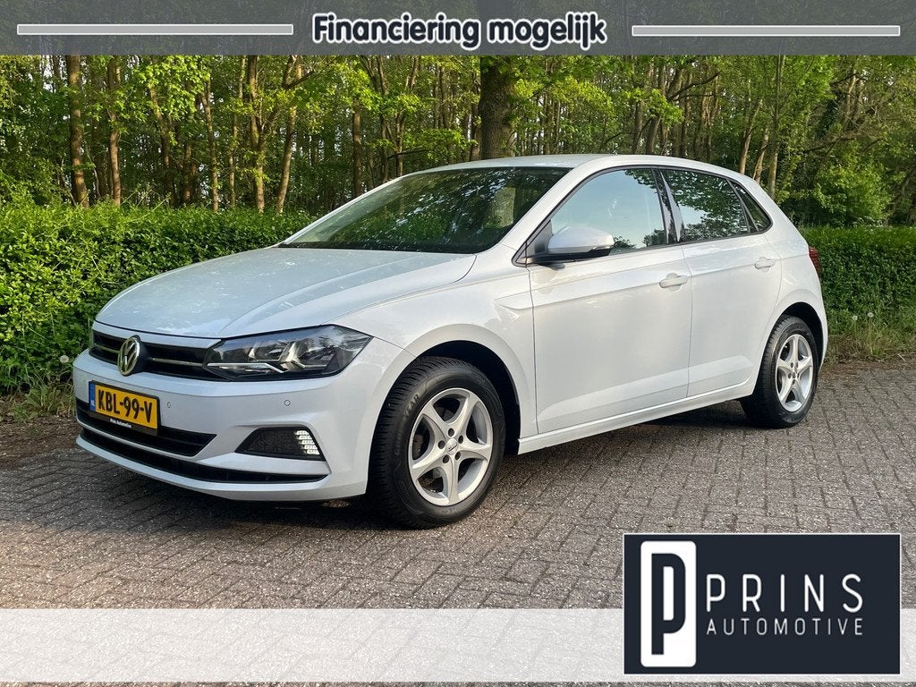 Volkswagen POLO 1.0|Comfortline|Clima|Stoelverw.|Carplay|PDC, Auto's, 1005 kg, Stof, Gebruikt, Wit