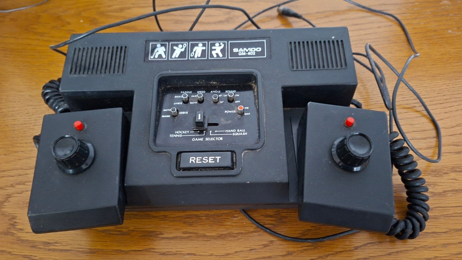 Vintage Samdo GM-402 Pong Console met Controllers, Samdo, Onbekend, Ophalen of Verzenden, Onbekend