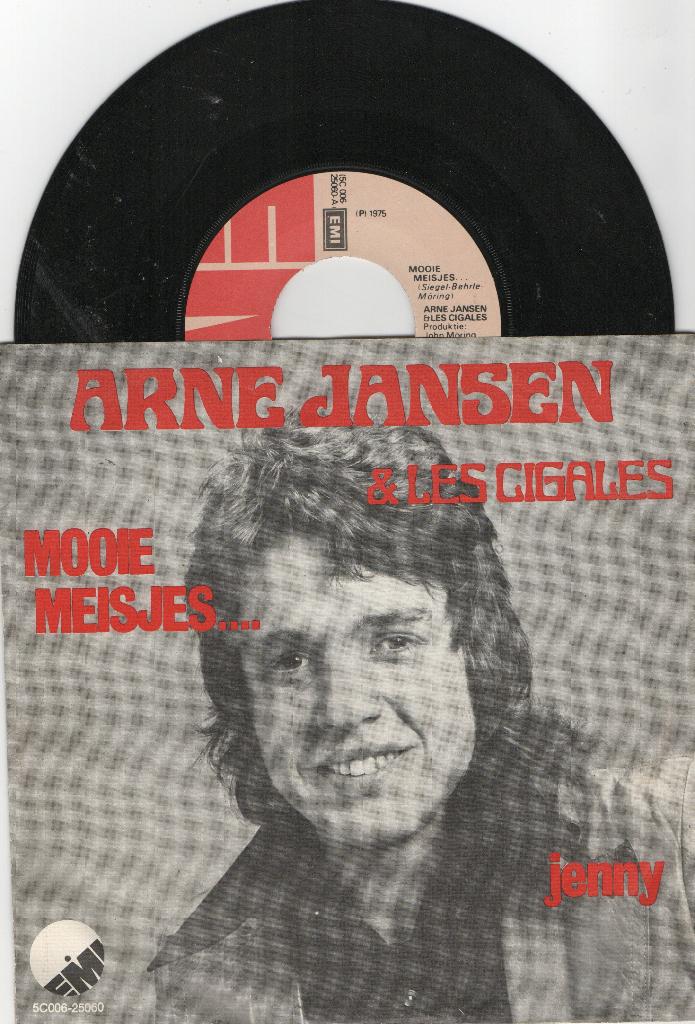 Arne Jansen & Les Cigales – Mooie Meisjes..., Ophalen of Verzenden, Gebruikt, Overige formaten, Overige genres