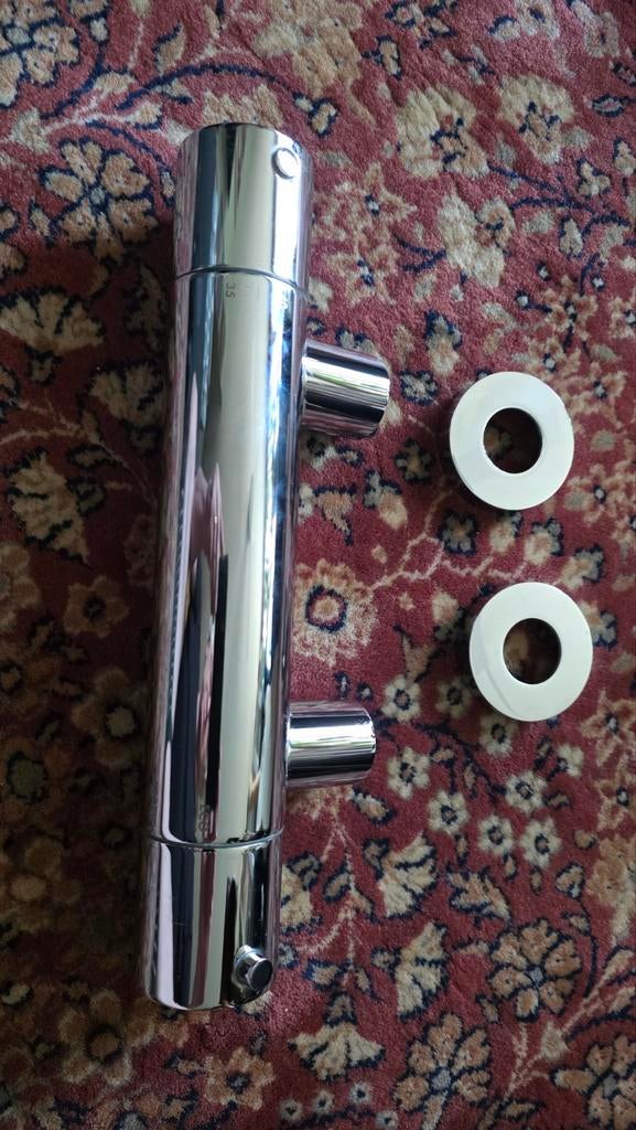 Chroom Douchekraan Thermostatisch ( hartafstand 12 cm), Doe-het-zelf en Verbouw, Sanitair, Ophalen, Chroom, Douche
