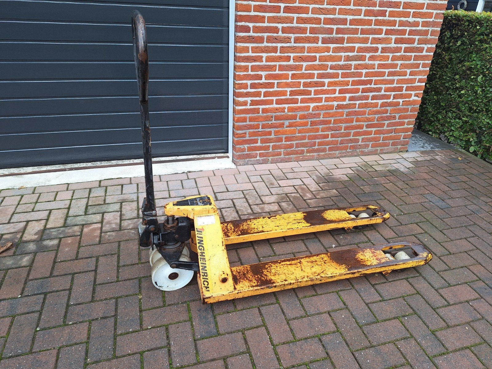 hydr palletwagen 2 ton, 100 liter of meer, Ophalen, Transportkar