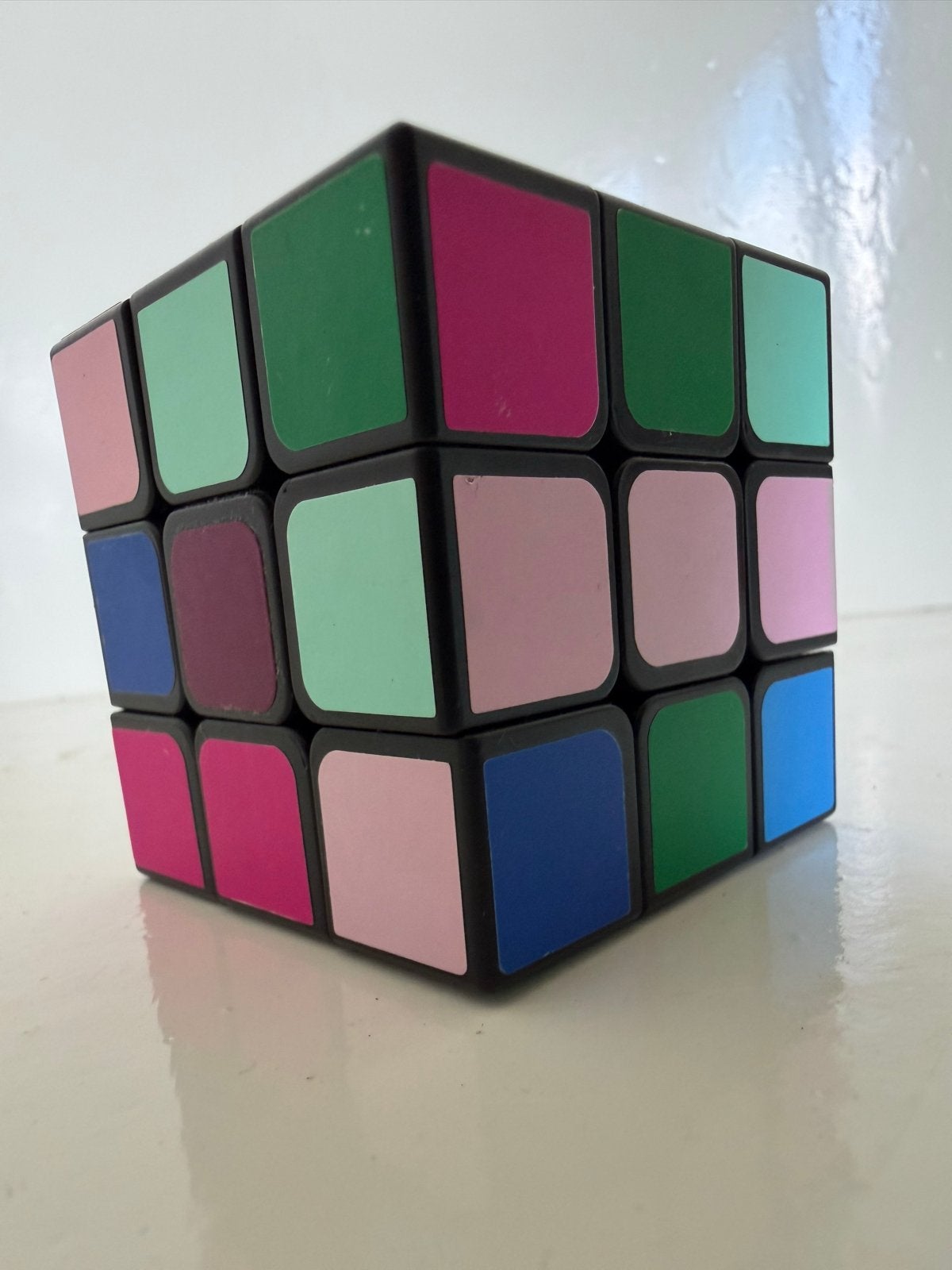 Rubik's Kubus - Kleurrijke Puzzel, Ophalen of Verzenden, Gebruikt, Rubik's of 3D-puzzel