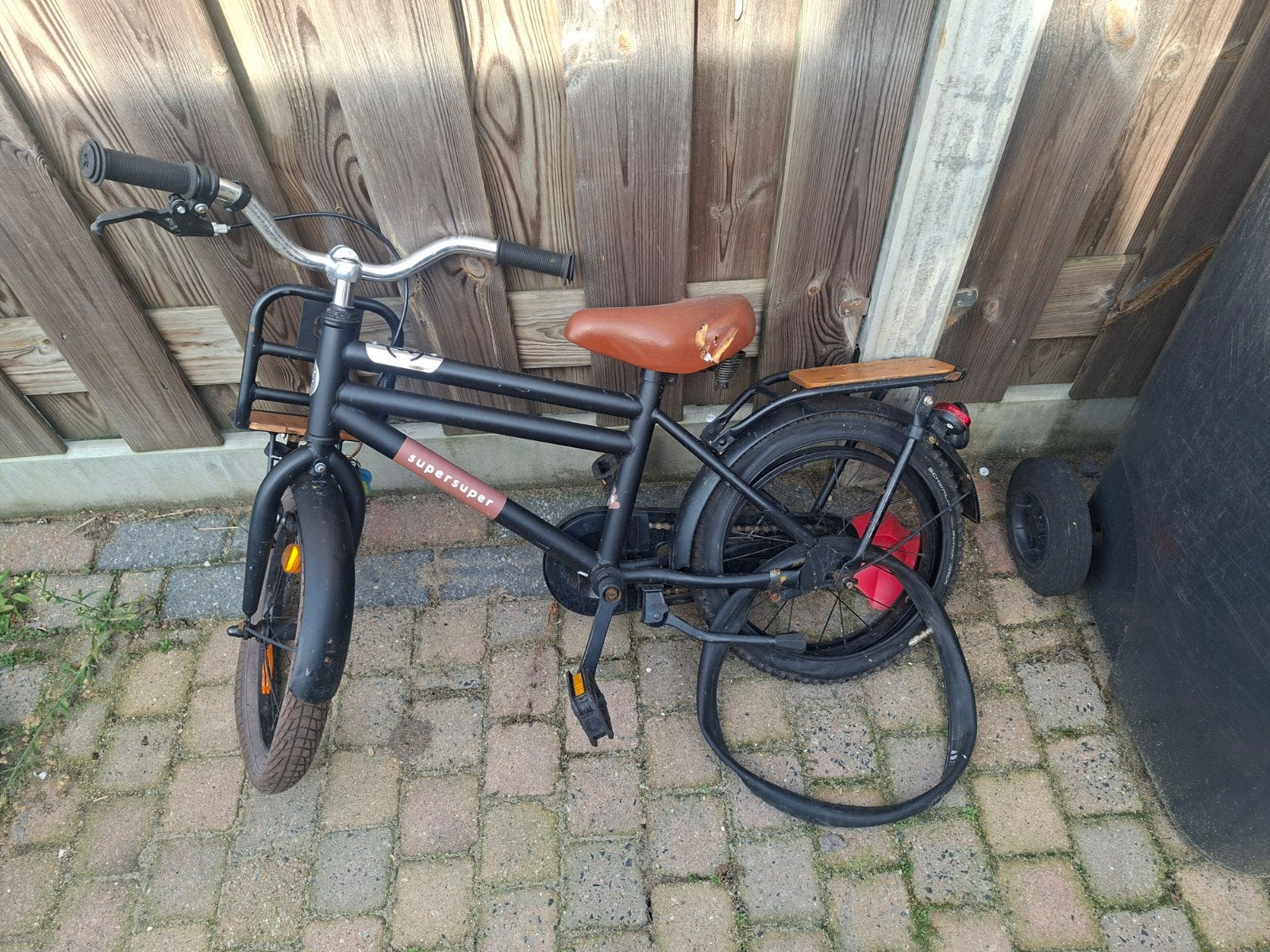 kinder fiets  14 inch, Fietsen en Brommers, Ophalen of Verzenden, Gebruikt