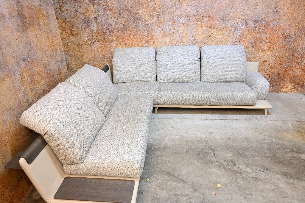 ZGANieuw fraaie stoffen Leolux Paleta design hoekbank, 250 tot 300 cm, Leolux, Leolux, Hoekbank