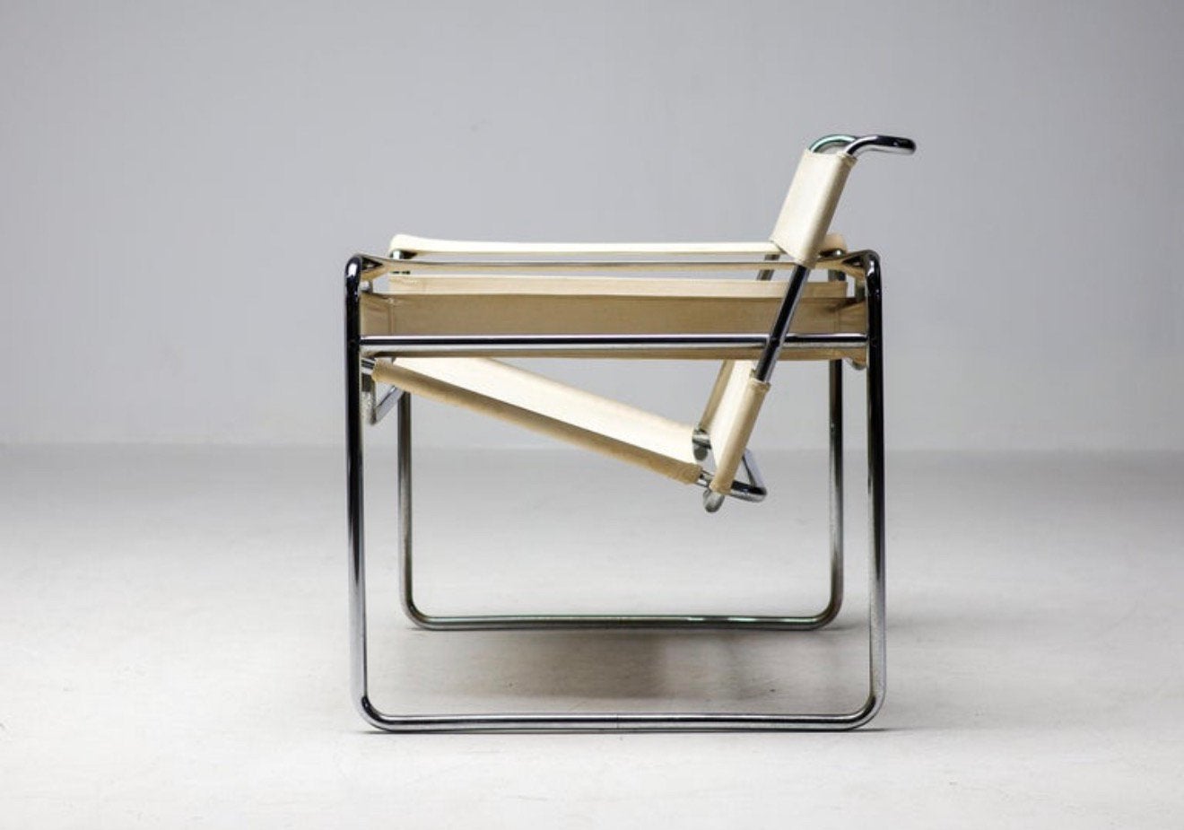 Wassily Chair — Marcel Breuer, Gavina, Ophalen, Overige materialen, -, 75 tot 100 cm