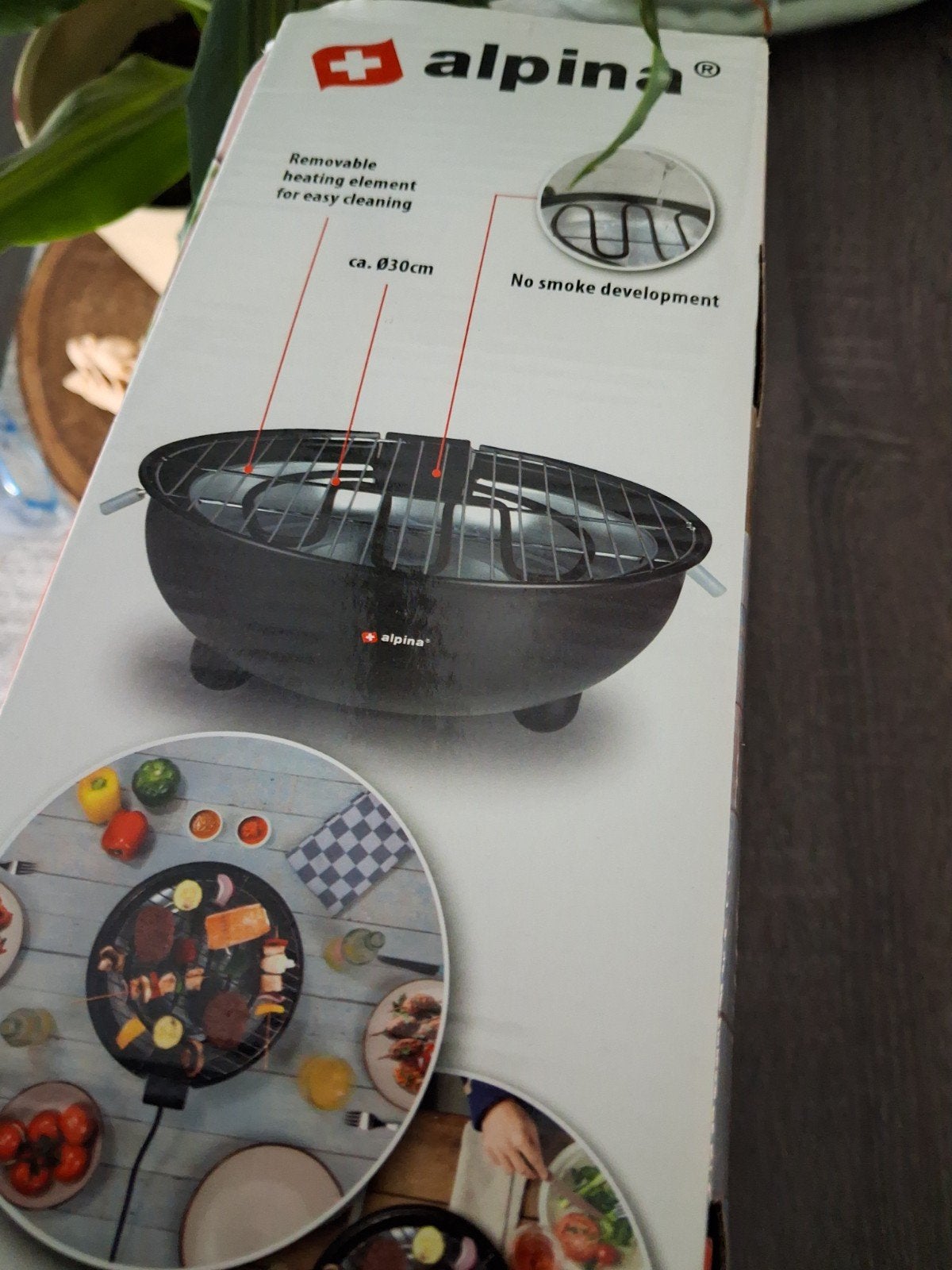 Alpina Elektrische Barbecue - Nieuw in Doos, Ophalen of Verzenden, Nieuw, Alpina