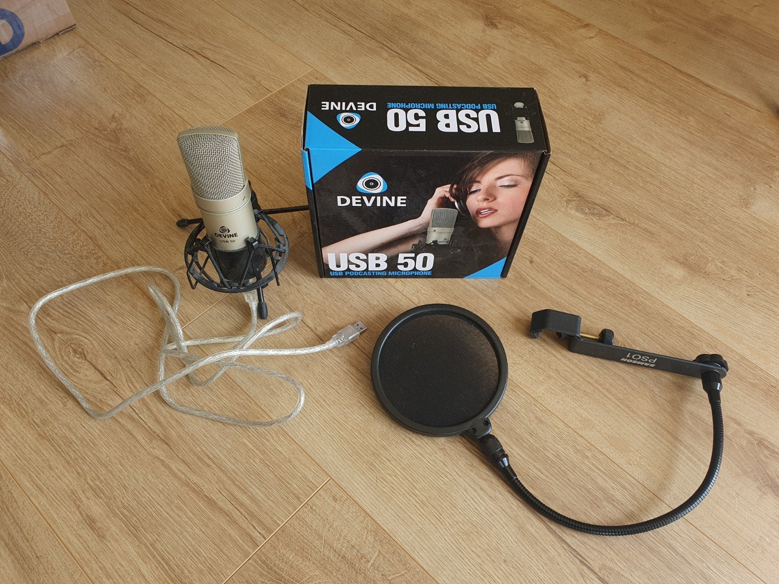 Devine USB 50 Podcasting Microphone, Ophalen of Verzenden, Zo goed als nieuw, Studiomicrofoon